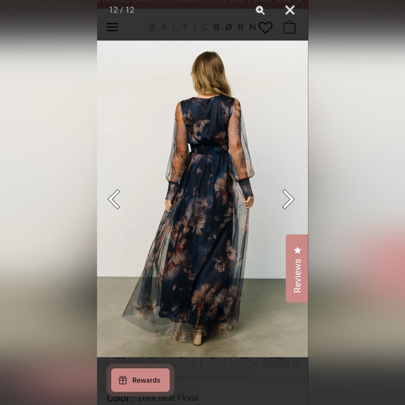 Baltic Born Layla Tulle Maxi Dress - Picture 3 of 8